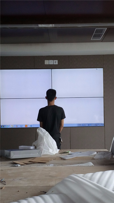 會議拼接屏安裝