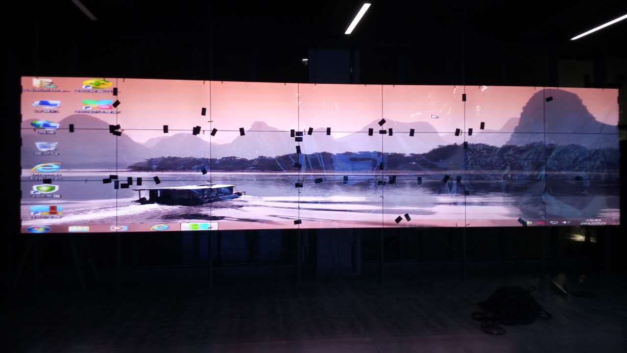 銀江拼接屏安裝