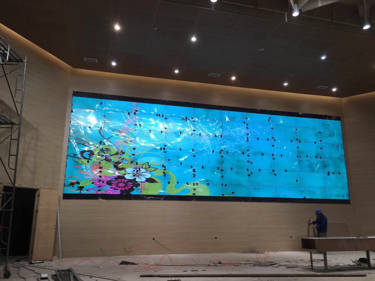 顯示屏安裝現場