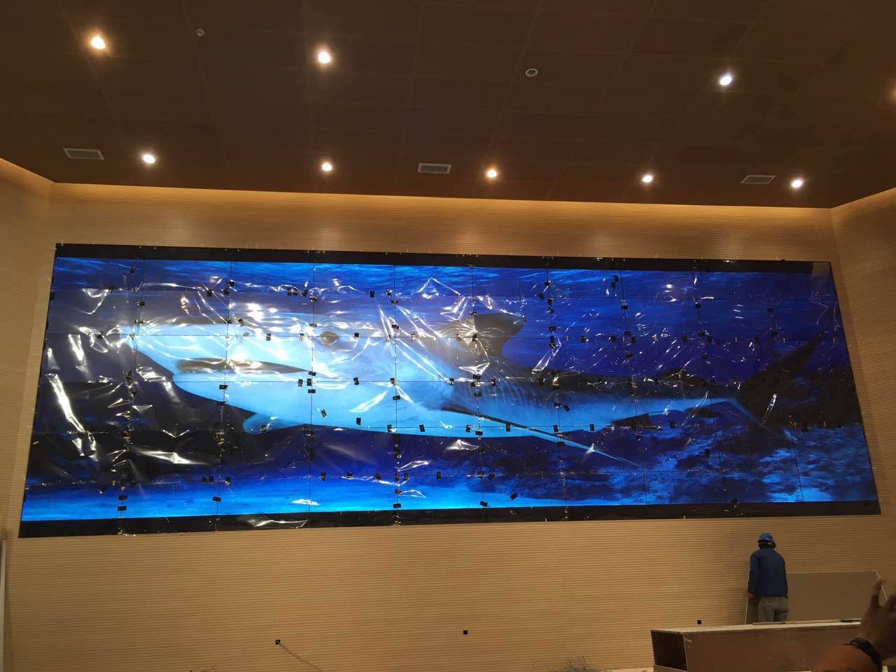 顯示屏安裝現場