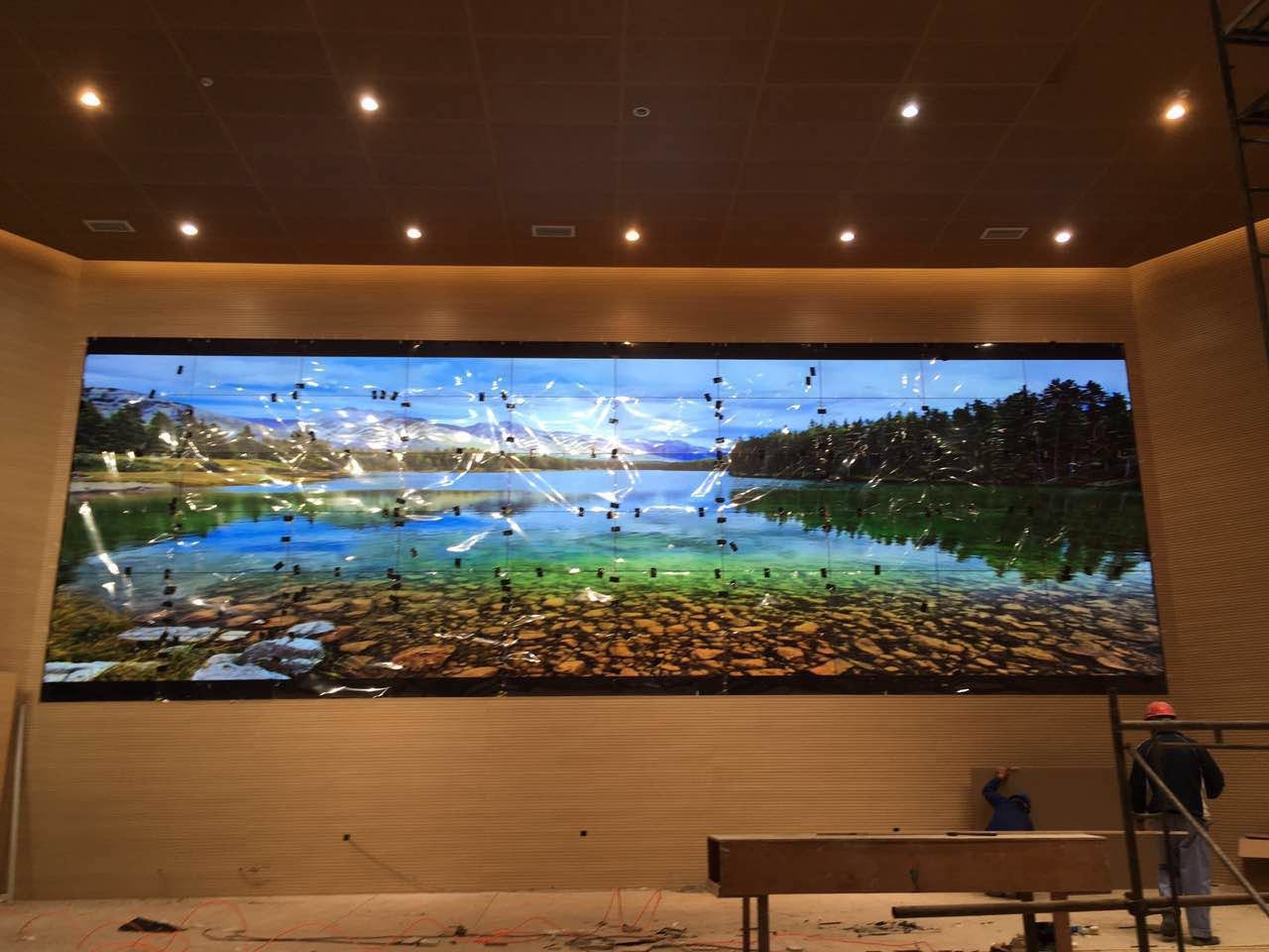 顯示屏安裝現場