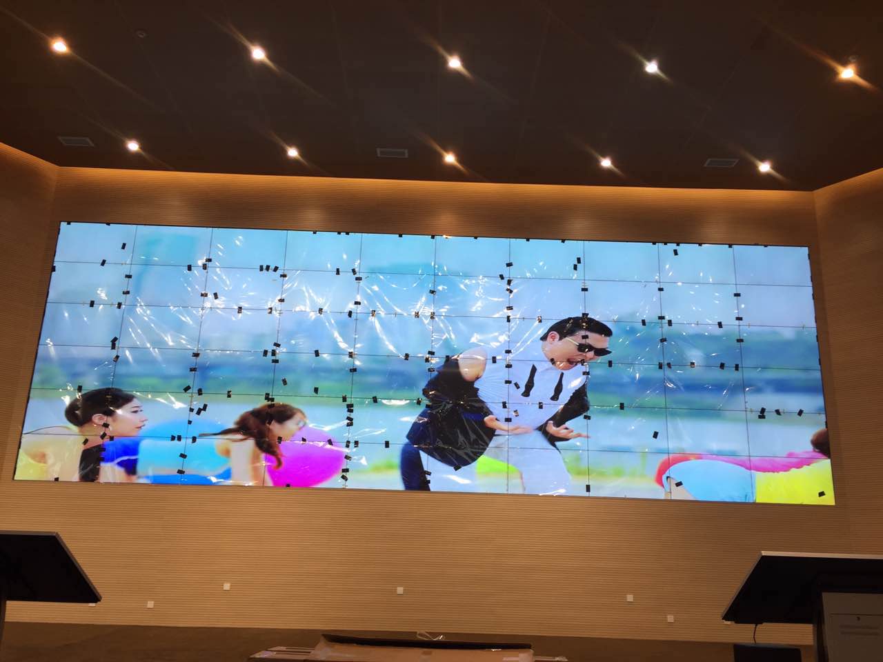 顯示屏安裝現場