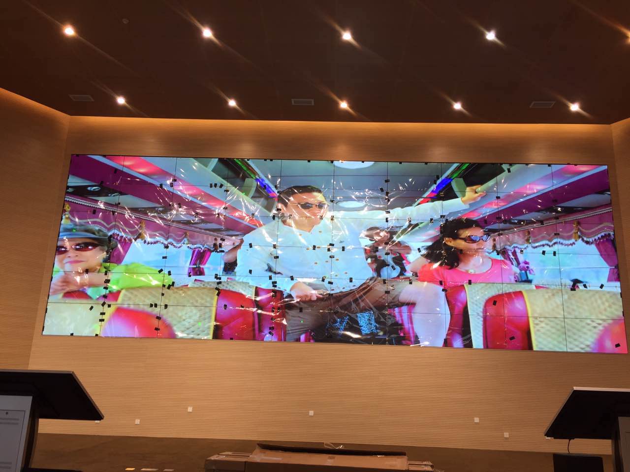 顯示屏安裝現場